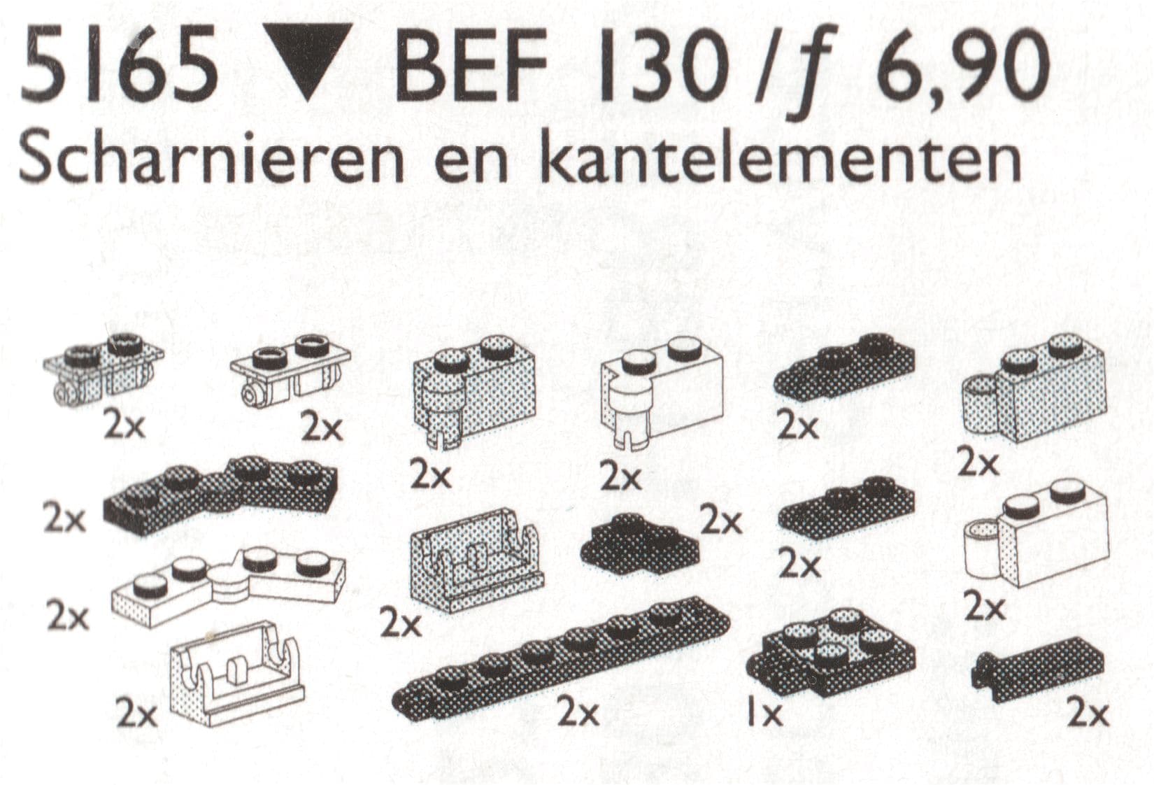LEGO sættet Hinges, Couplings and Tilting Bearings