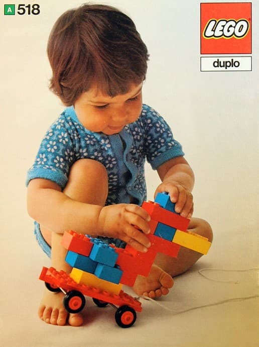 LEGO sættet Bricks, Half Bricks and Trolley