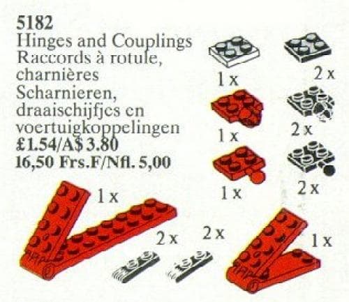 LEGO sættet Hinges and Couplings