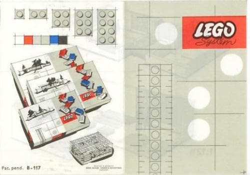 LEGO sættet 1 x 1 and 1 x 2 Plates (architectural hobby und modelbau version)
