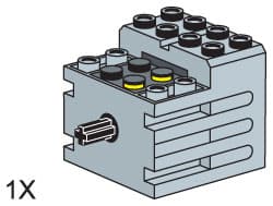 LEGO sættet 9v Motor with gear reduction