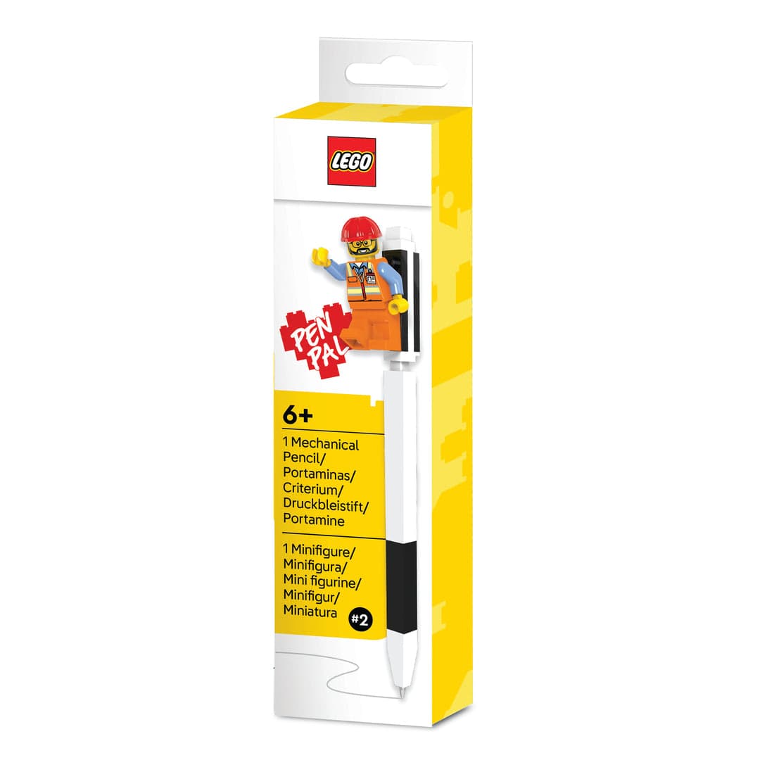 LEGO sættet Pen Pal Mechanical Pencil with Construction Worker Minifigure