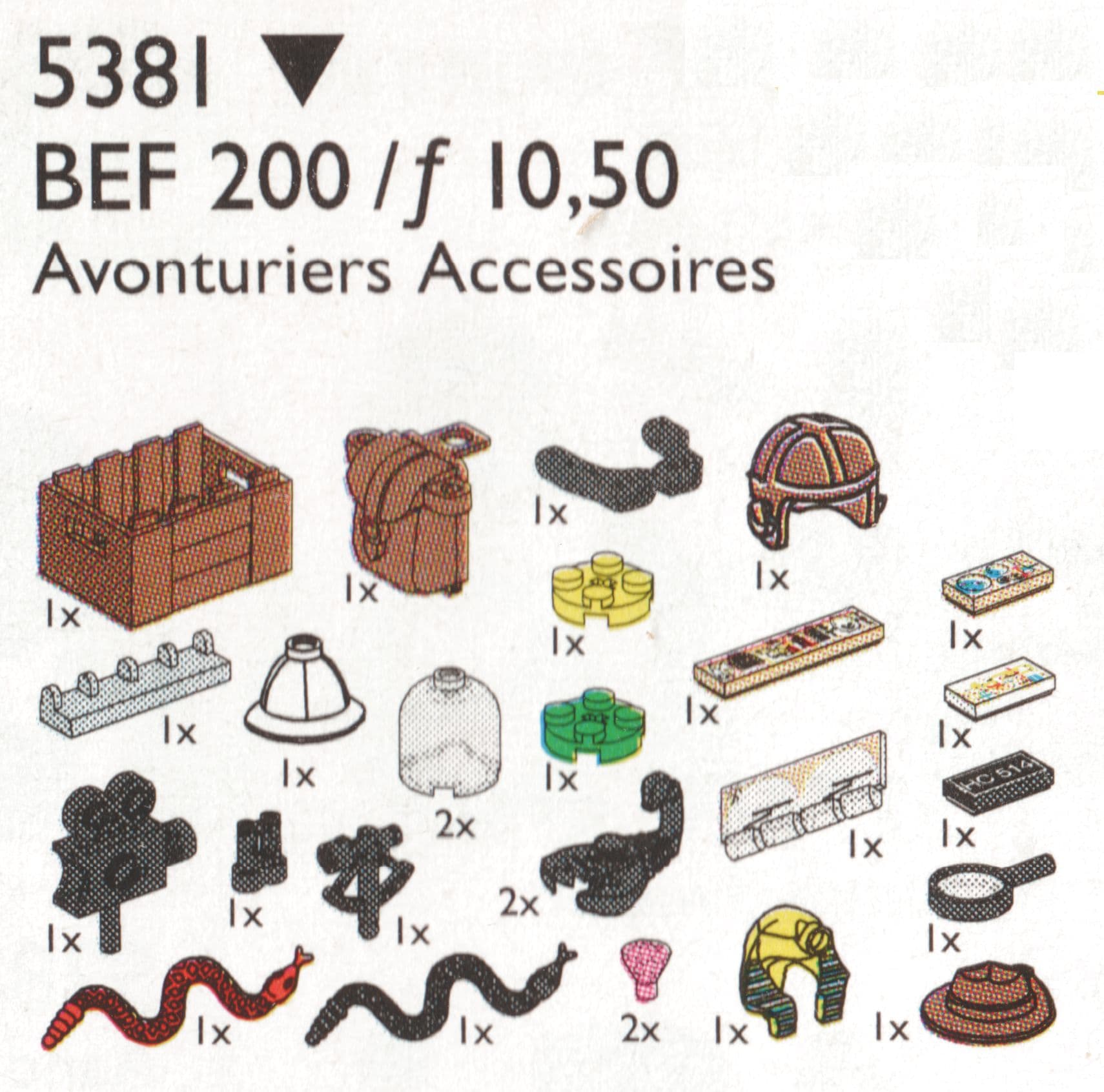 LEGO sættet Adventurer's Accessories