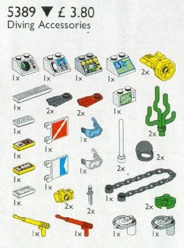 LEGO sættet Diving Accessories