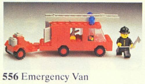 LEGO sættet Fire Emergency Van