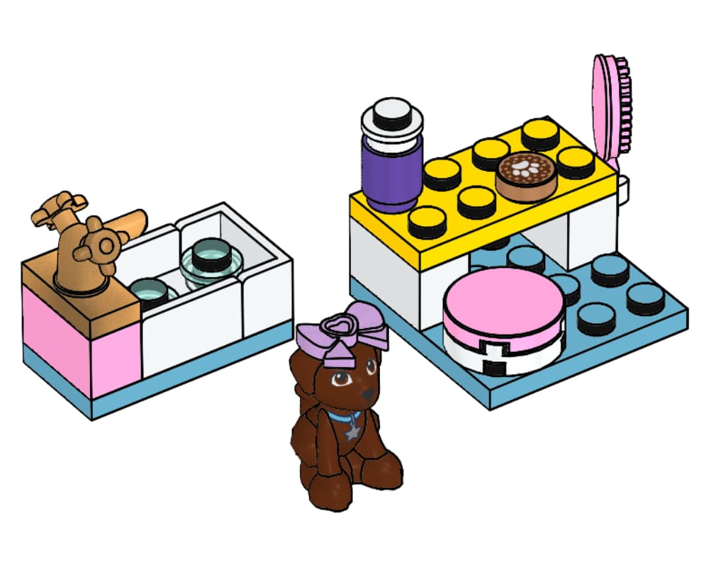 LEGO sættet Stephanie's Puppy Dash