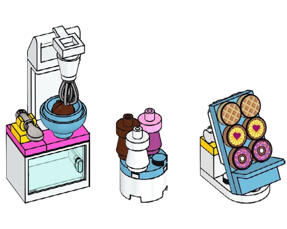 LEGO sættet Stephanie's Cookie-Kitchen