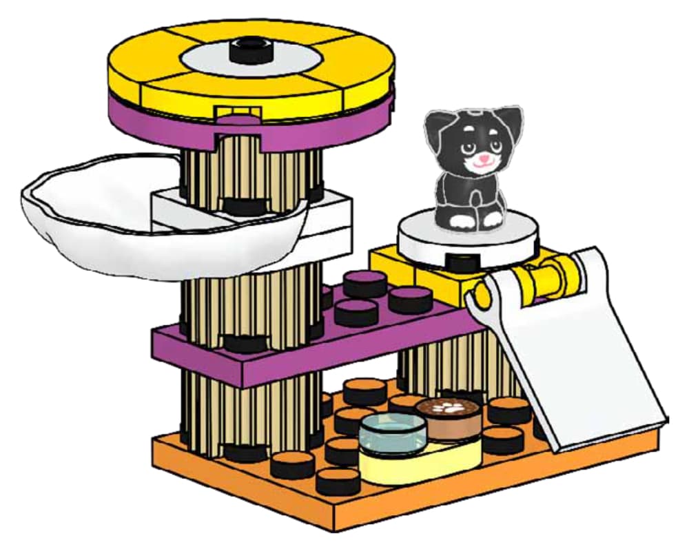 LEGO sættet Cat Tree with Kitten