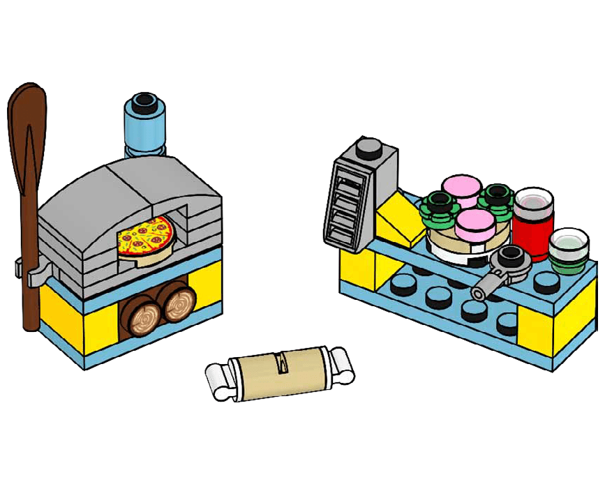 LEGO sættet Pizzeria