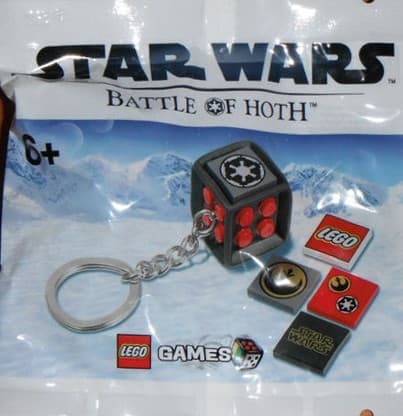 LEGO sættet Star Wars: Battle of Hoth Die Key Chain