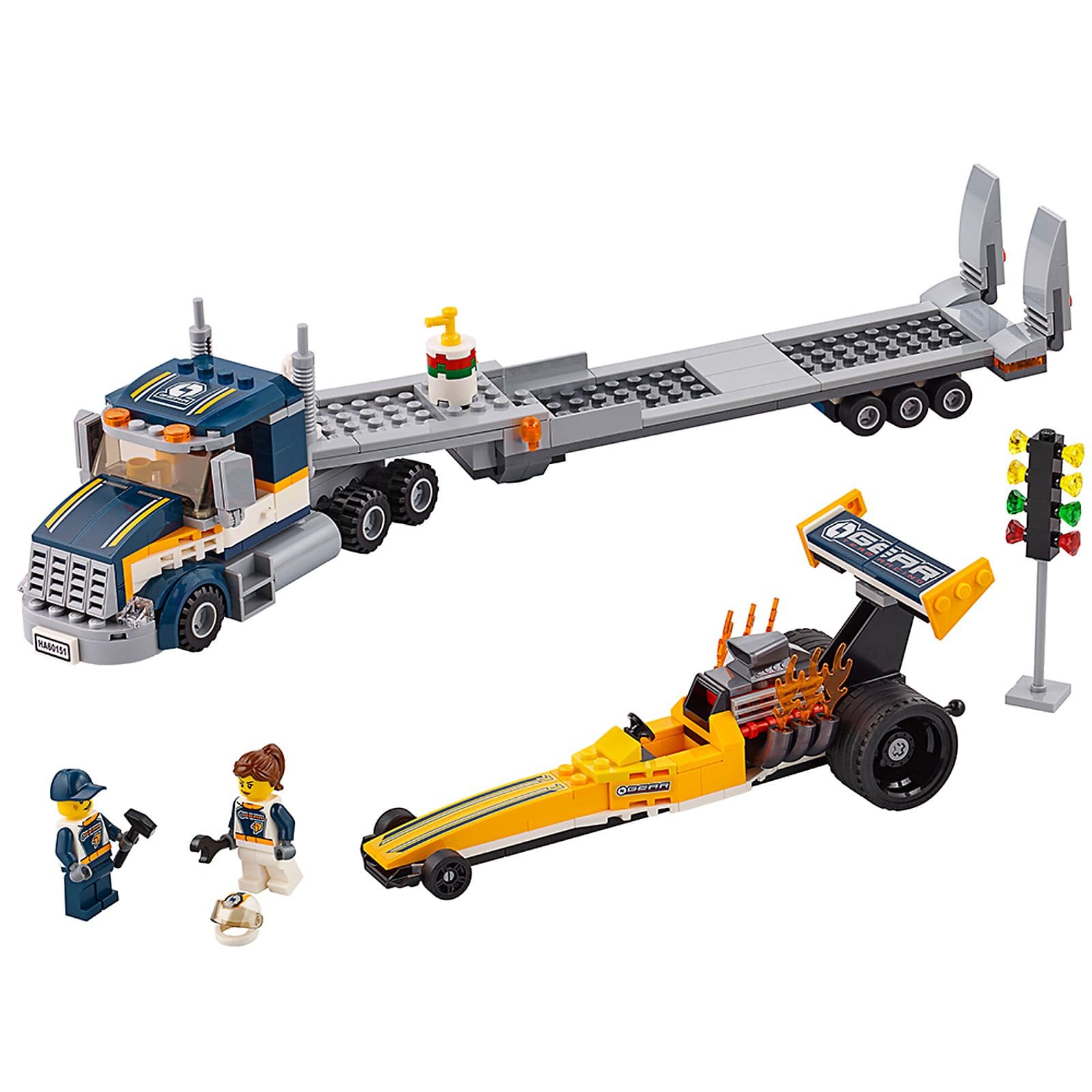 LEGO sættet Dragster Transporter