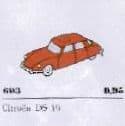 LEGO sættet 1:87 Citroën DS 19