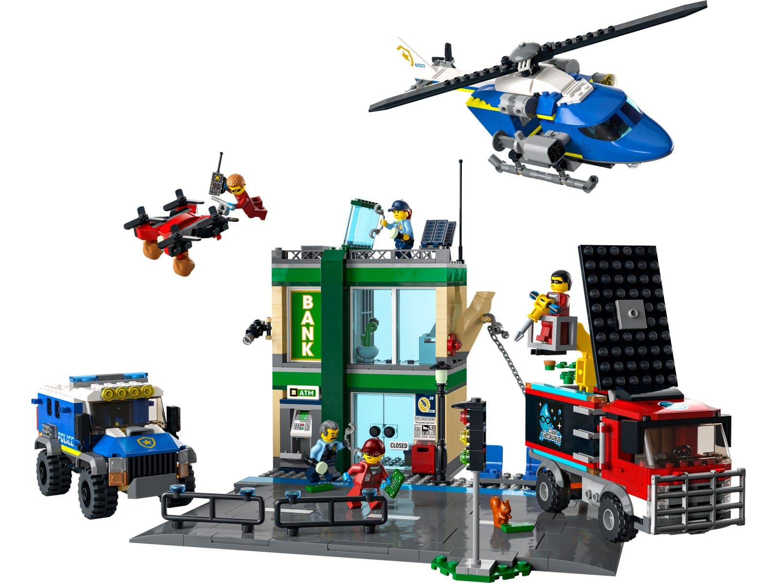 LEGO sættet Police Chase at the Bank