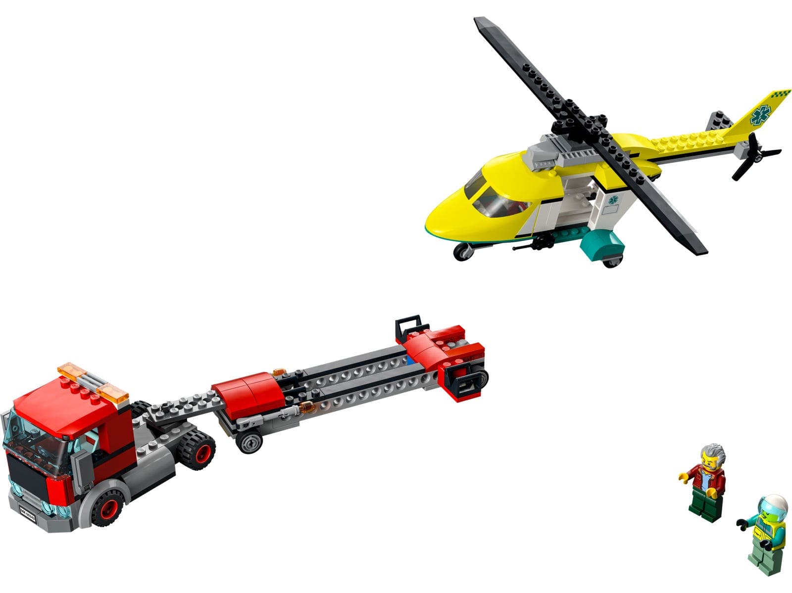 LEGO sættet Rescue Helicopter Transport