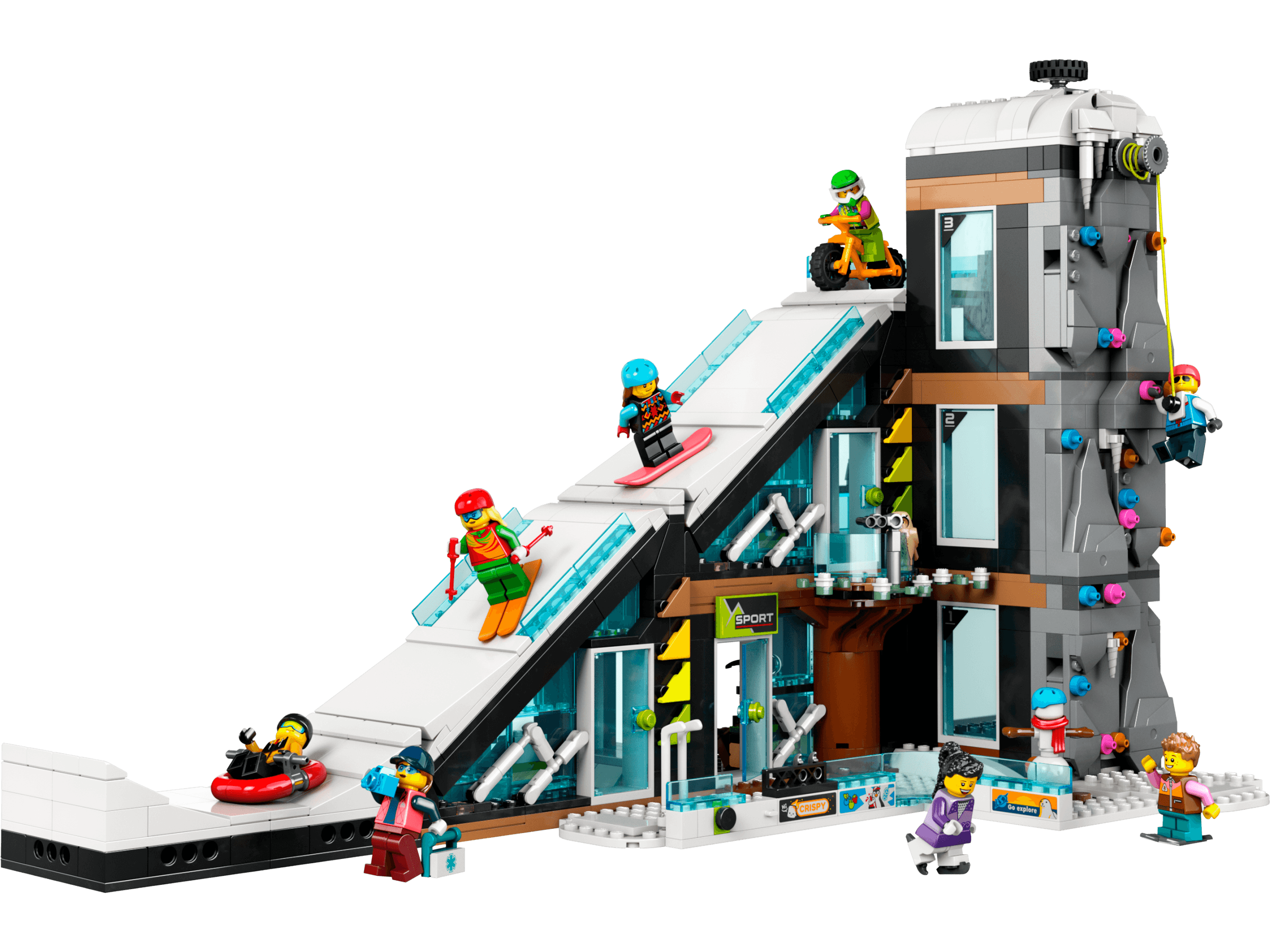 LEGO sættet Ski and Climbing Center