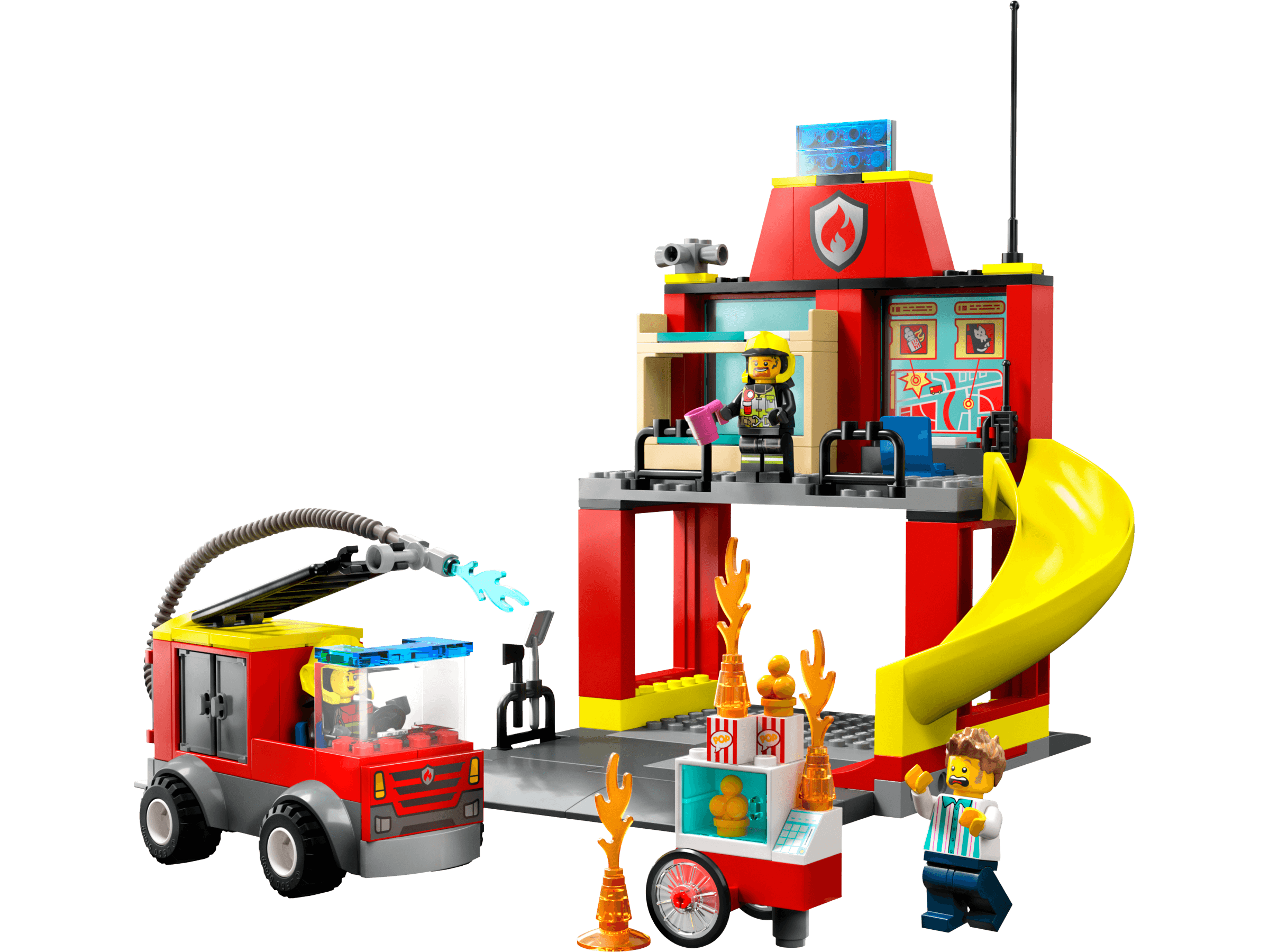 LEGO sættet Fire Station and Fire Truck