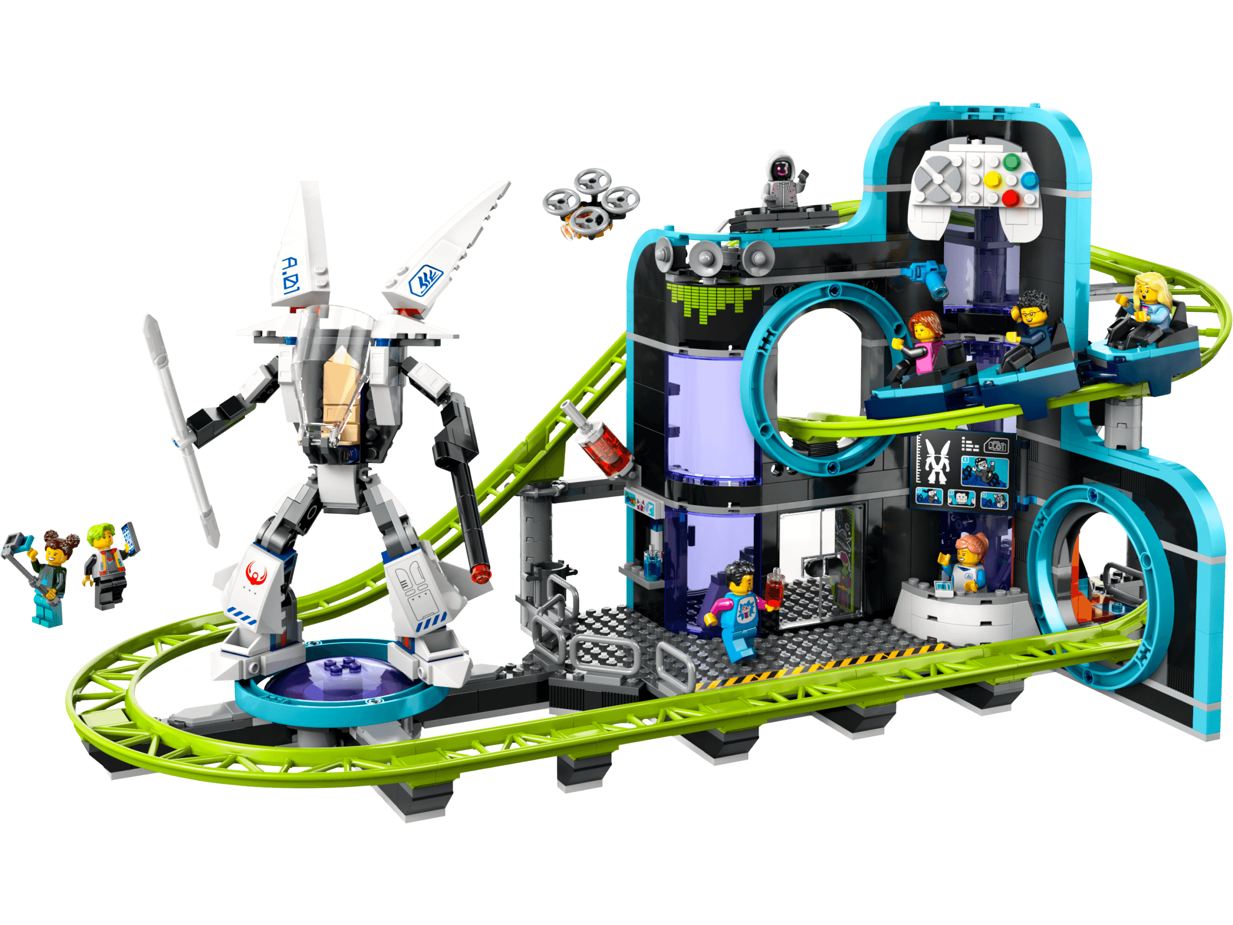 LEGO sættet Robot World Roller-Coaster Park