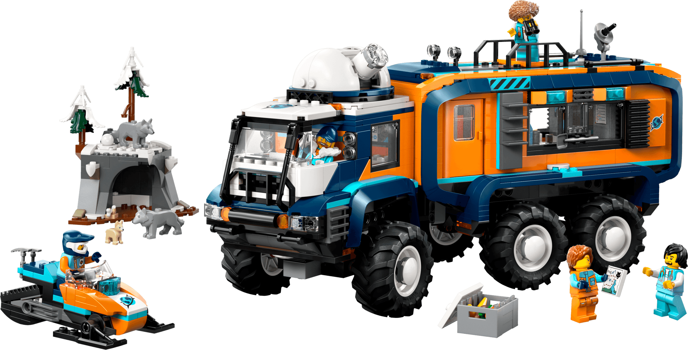 LEGO sættet Arctic Explorer Science Lab Truck