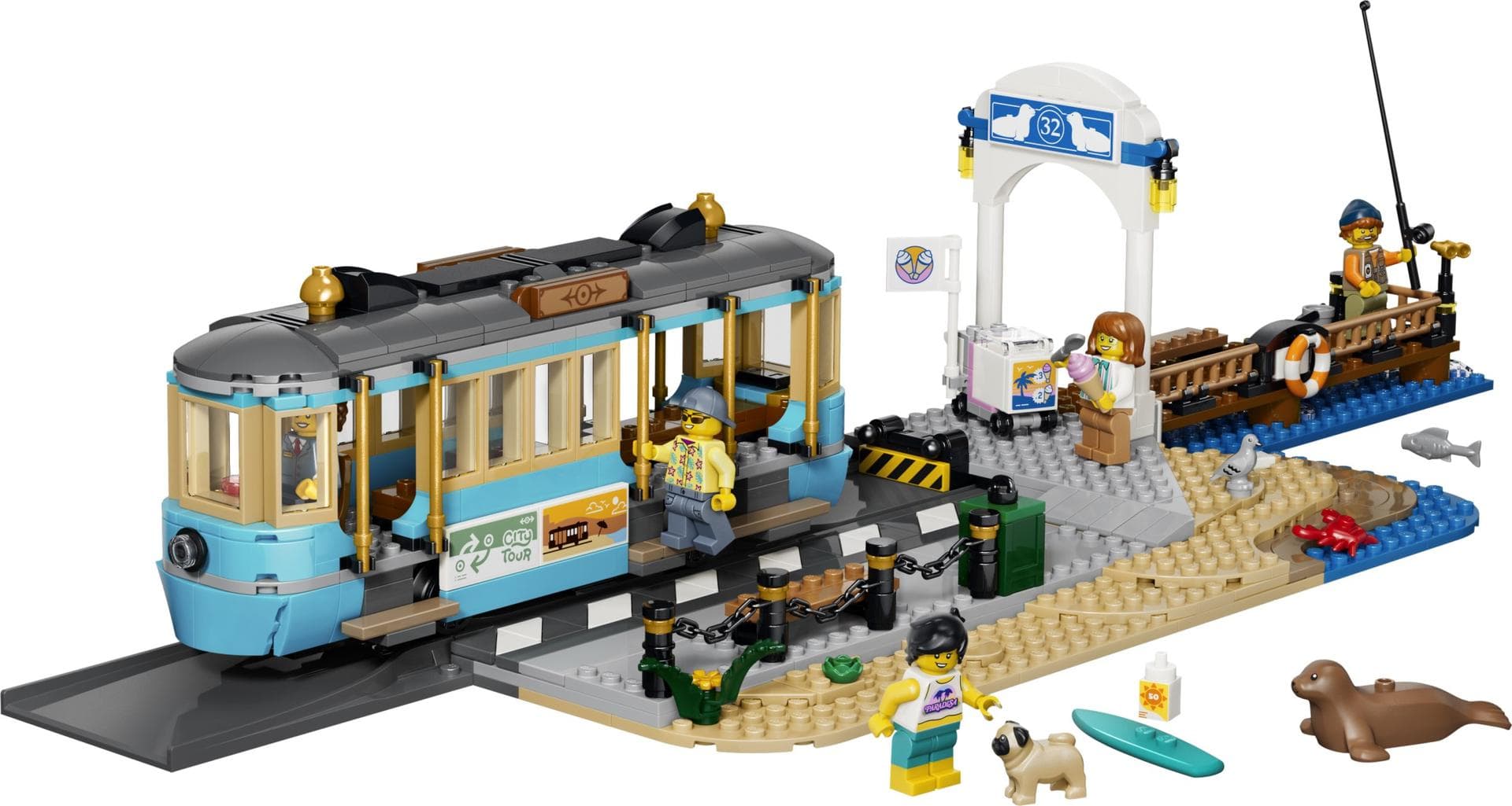 LEGO sættet Classic Beach Tram