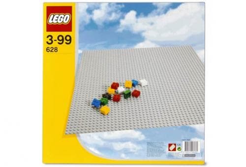 LEGO sættet X-Large Gray Baseplate (Lt Bluish Gray)