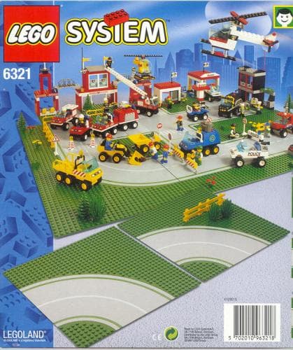 LEGO sættet Curved Road Plates