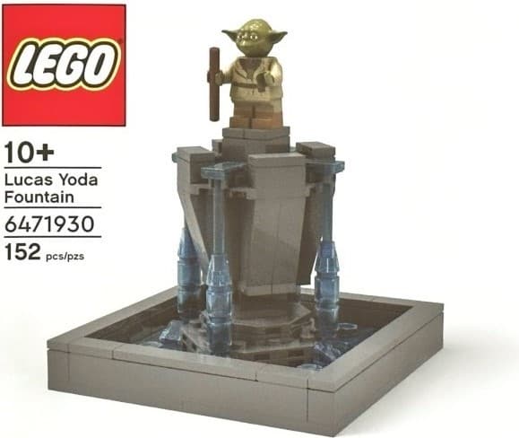 LEGO sættet Lucas Yoda Fountain