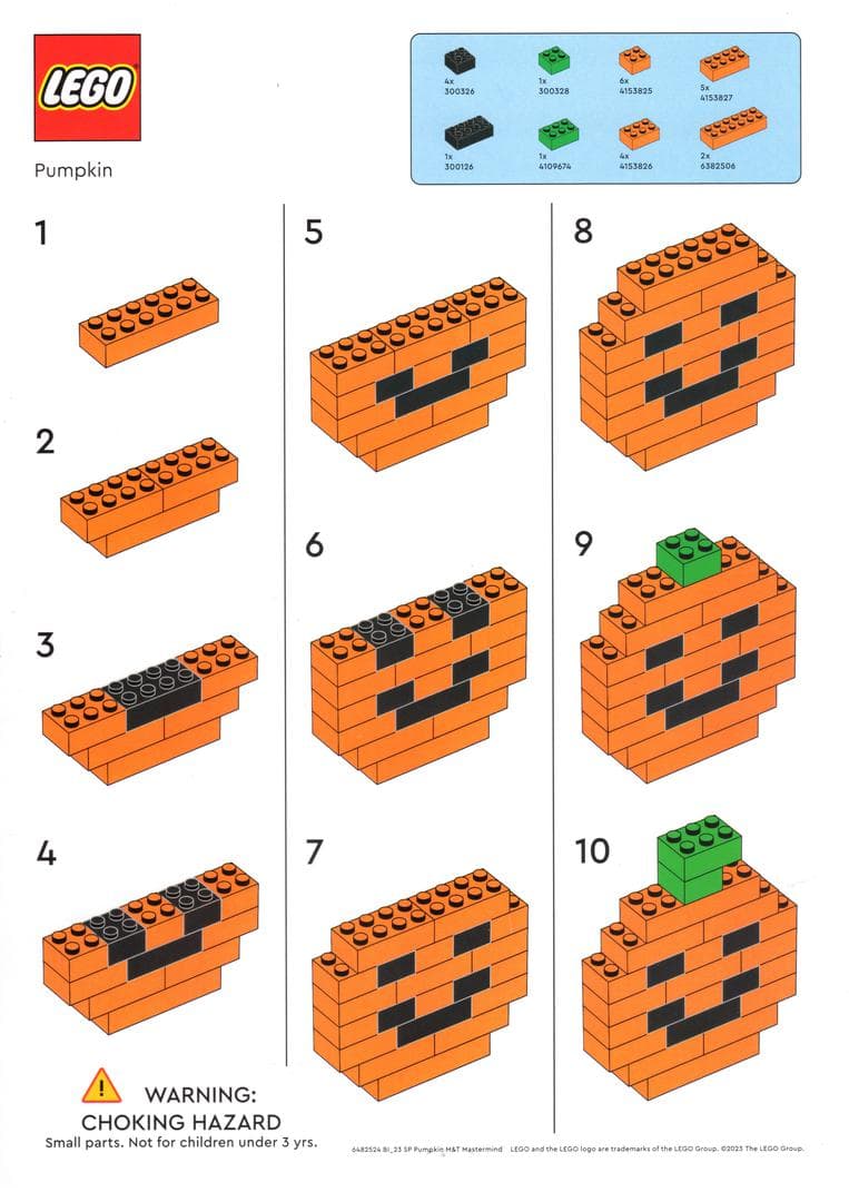 LEGO sættet Pumpkin