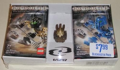 LEGO sættet Hafu and Macku Twin Pack with Gold Avohkii