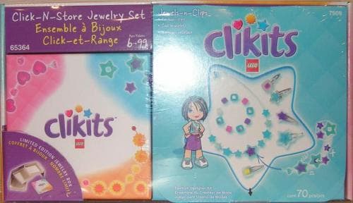 LEGO sættet Jewels-n-Clips Click-N-Store Jewelry Set Co-Pack