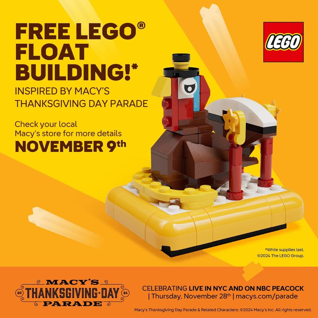 LEGO sættet Macy's Thanksgiving Float