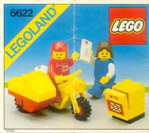 LEGO sættet Mailman on Motorcycle