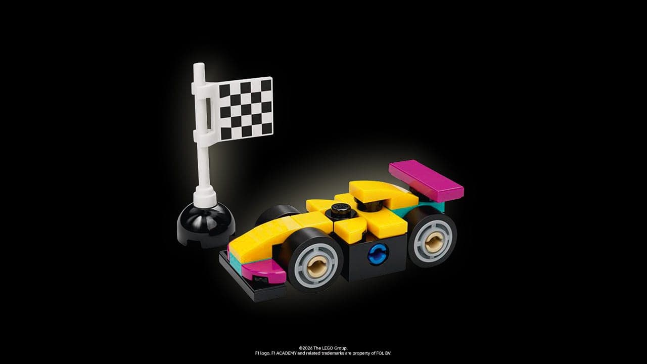 LEGO sættet F1 ACADEMY LEGO Race Car