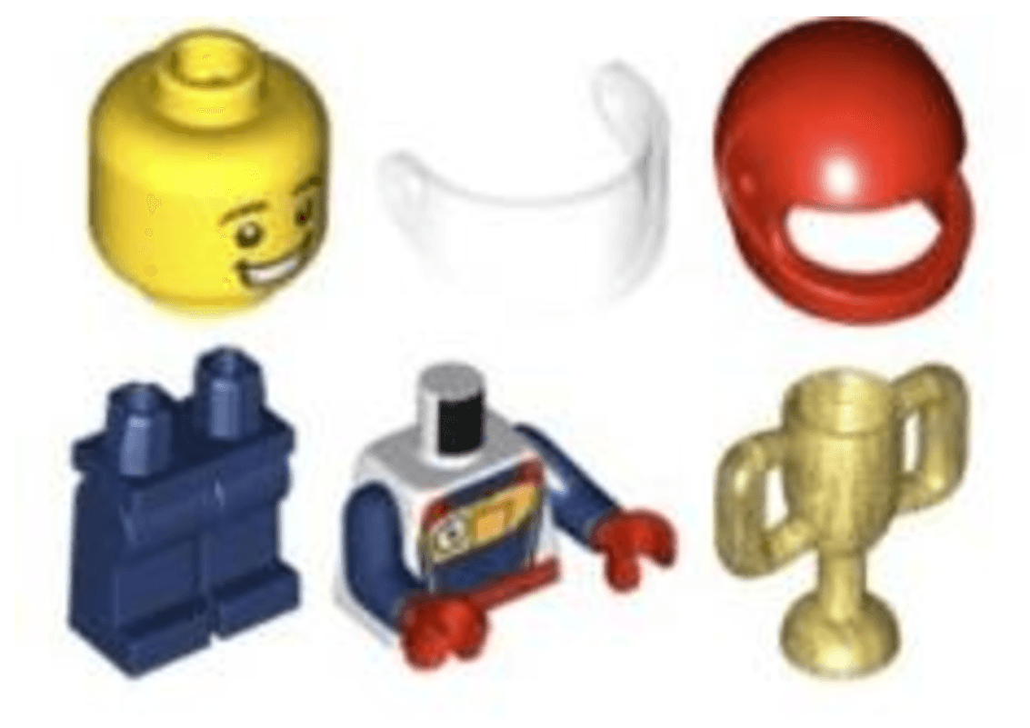 LEGO sættet Racer Minifigure