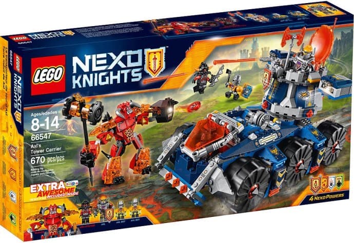LEGO sættet Axl's Tower Carrier - Extra Awesome Edition