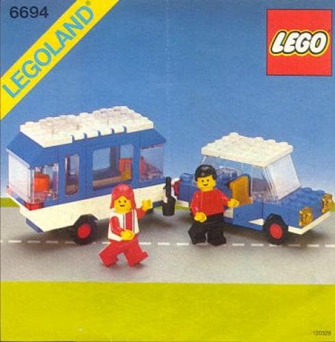LEGO sættet Car with Camper