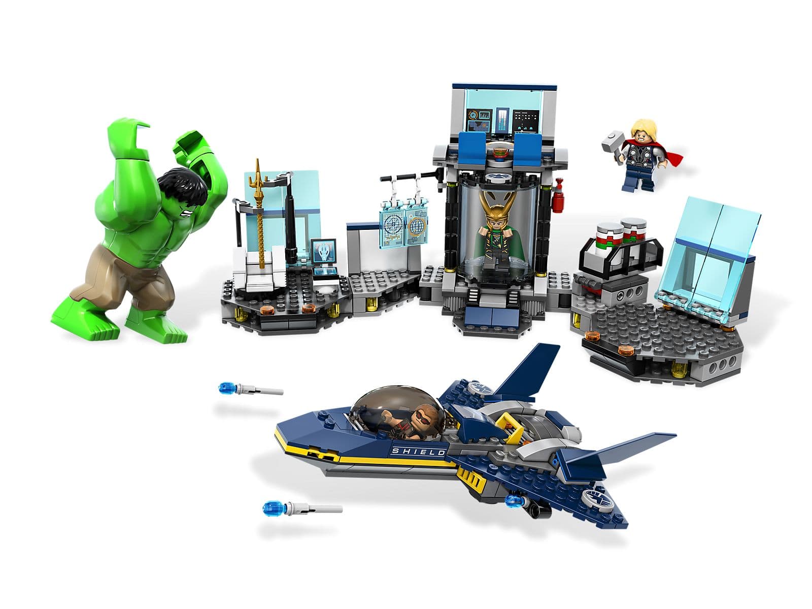 LEGO sættet Hulk's Helicarrier Breakout