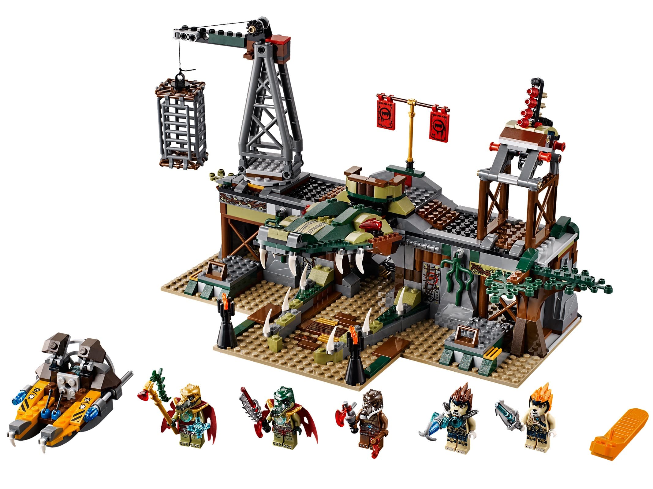 LEGO sættet The Croc Swamp Hideout