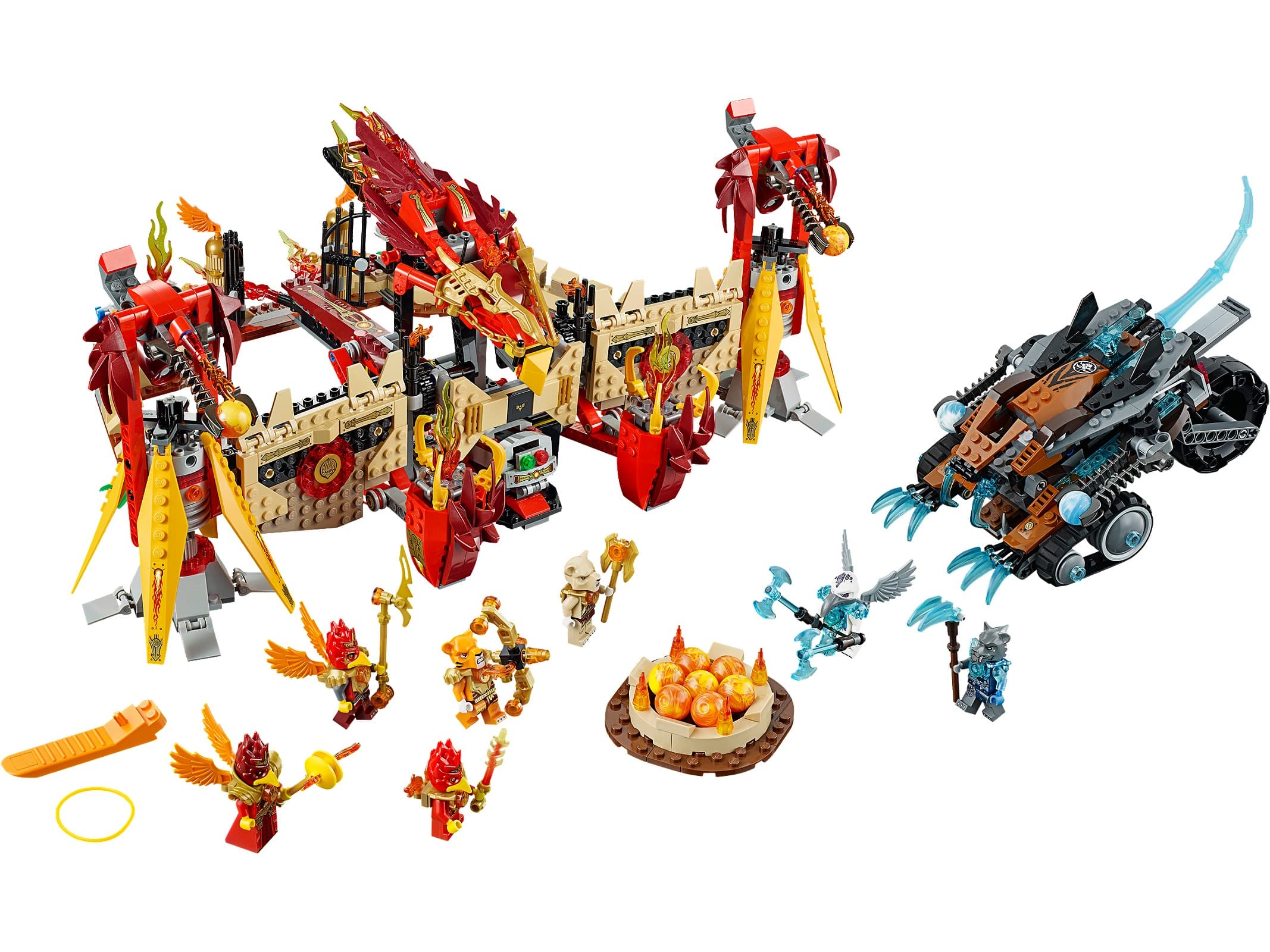 LEGO sættet Flying Phoenix Fire Temple