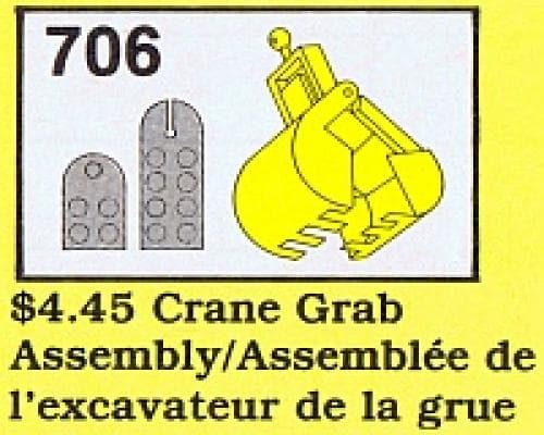 LEGO sættet Crane Grab Assembly