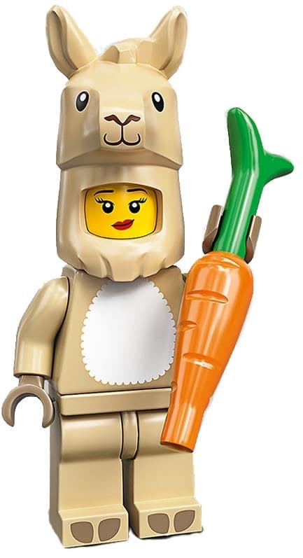 LEGO sættet Llama Costume Girl
