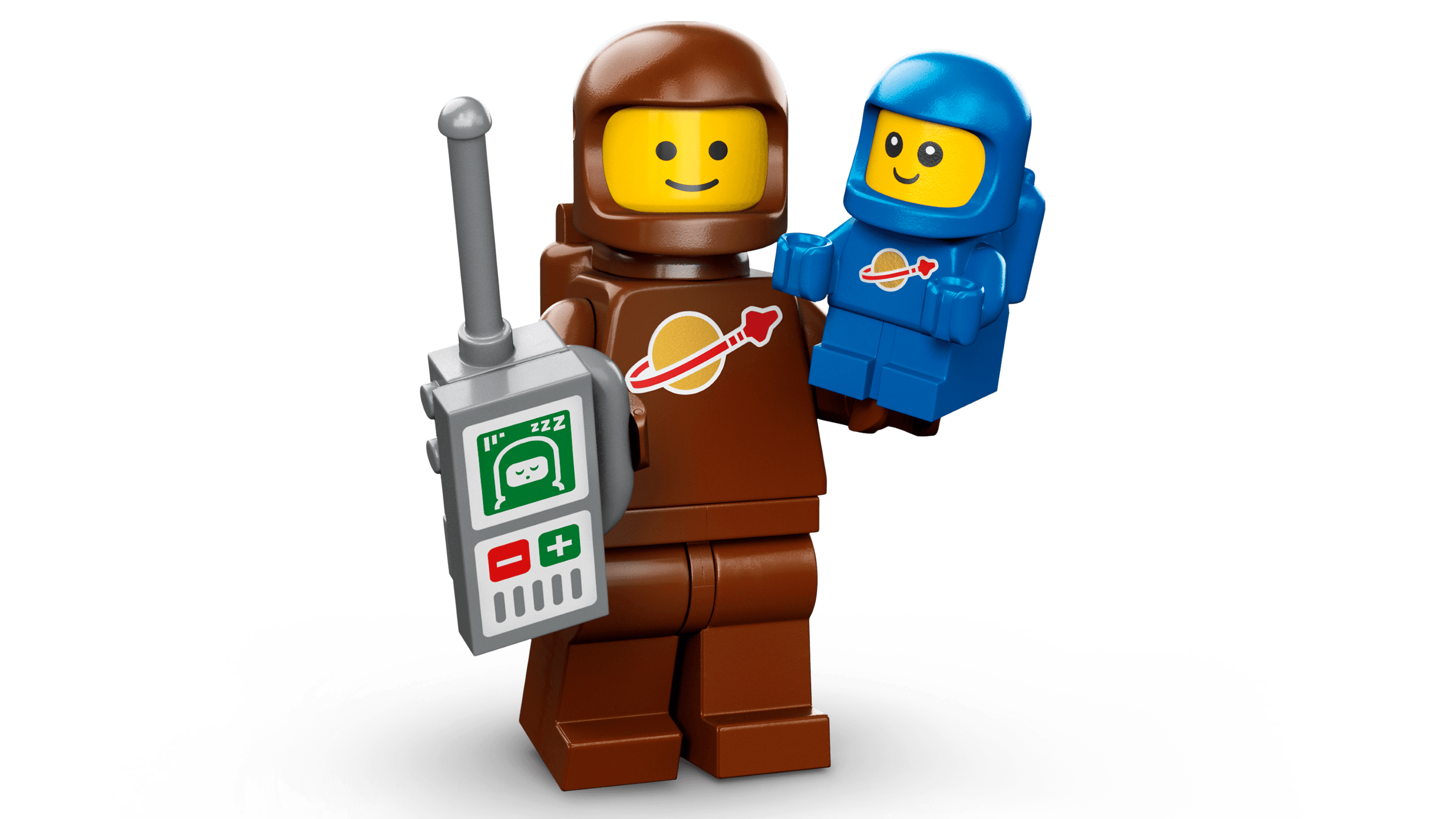 LEGO sættet Brown Astronaut and Spacebaby