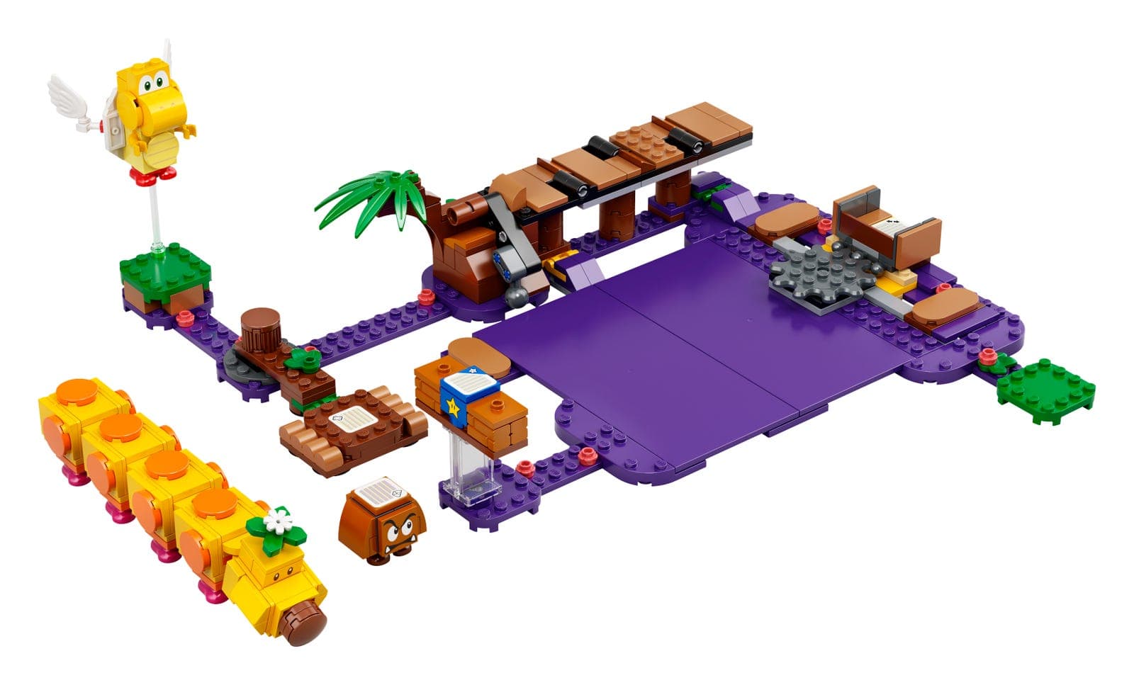 LEGO sættet Wiggler's Poison Swamp Expansion Set