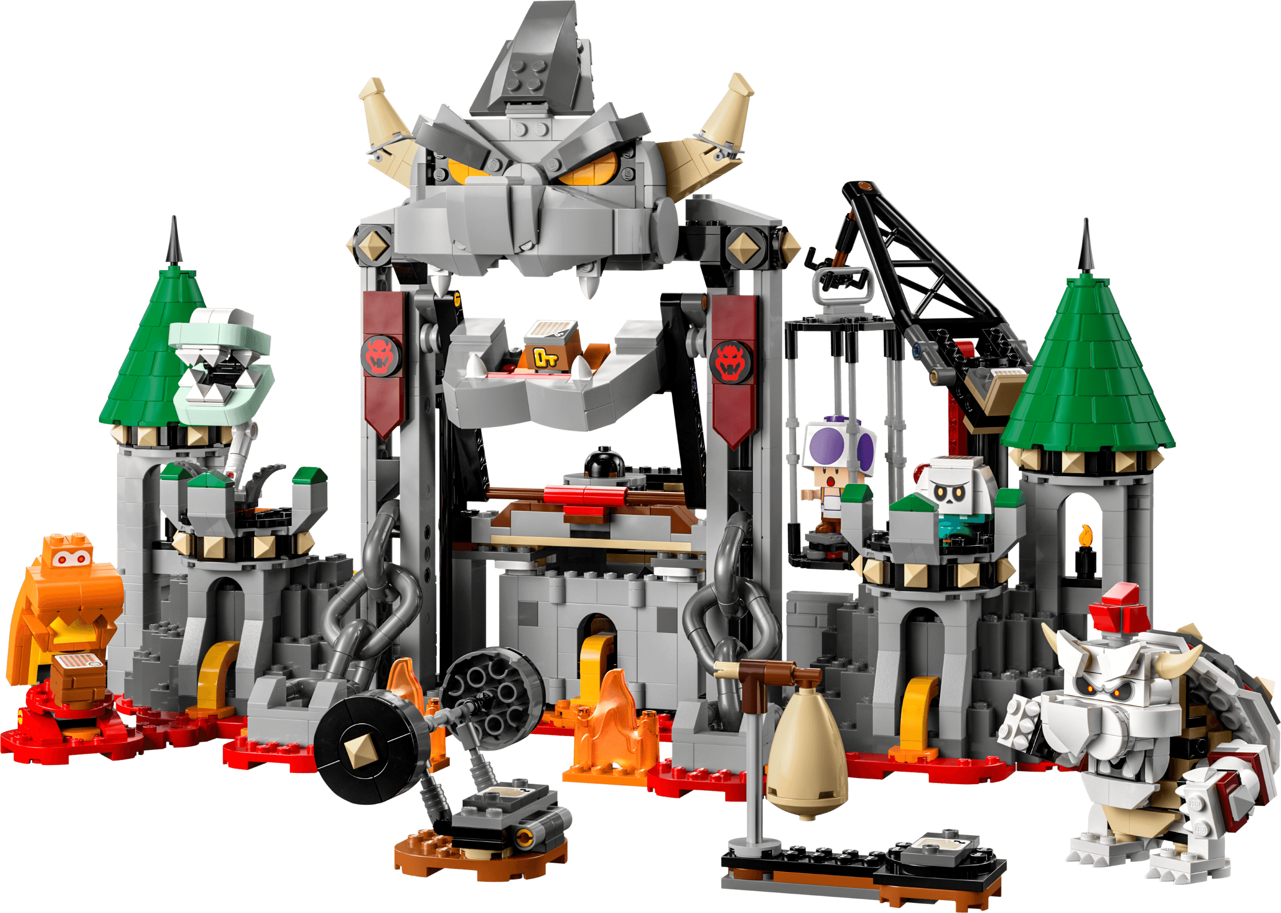 LEGO sættet Dry Bowser Castle Battle Expansion Set