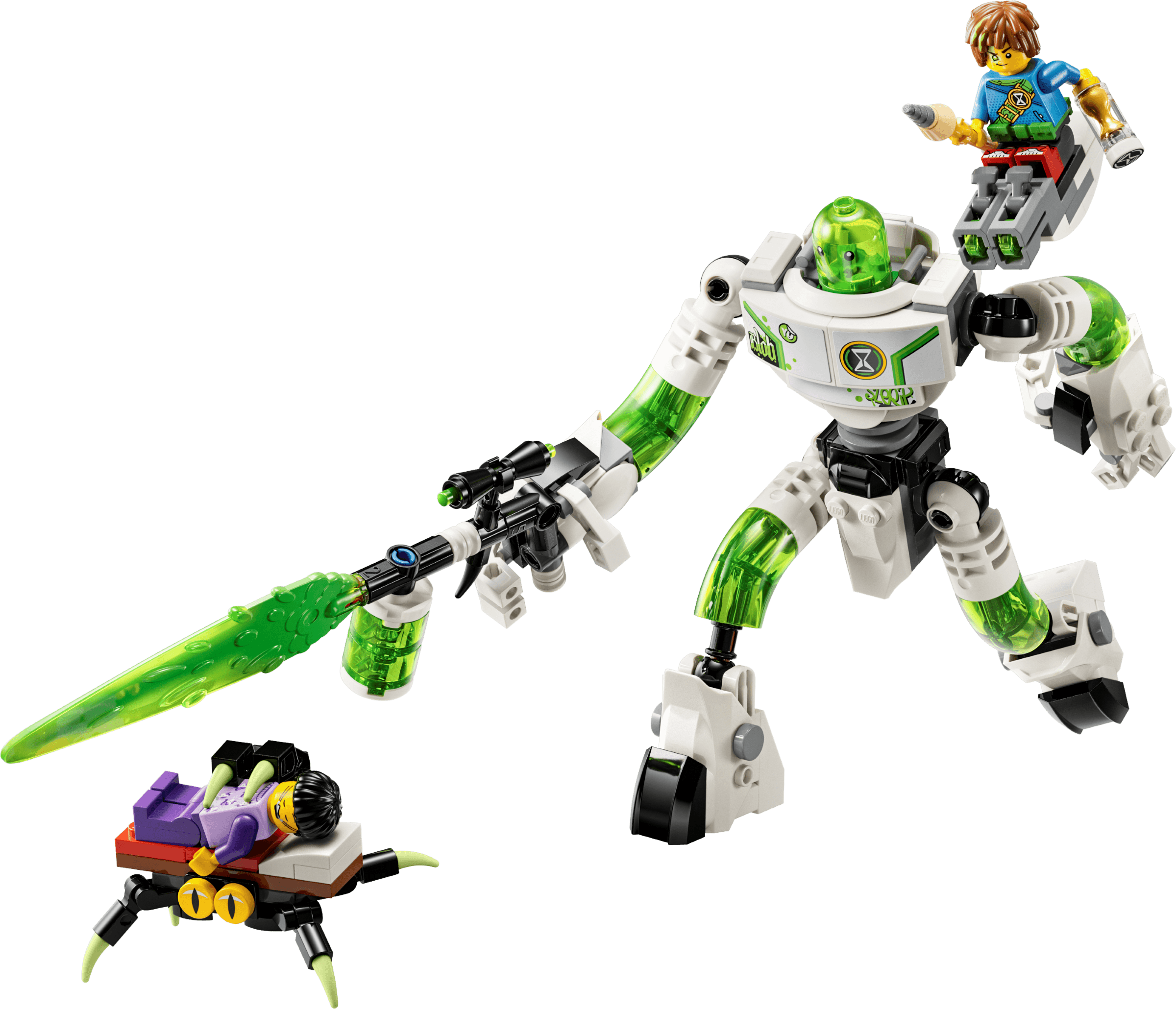 LEGO sættet Mateo and Z-Blob the Robot