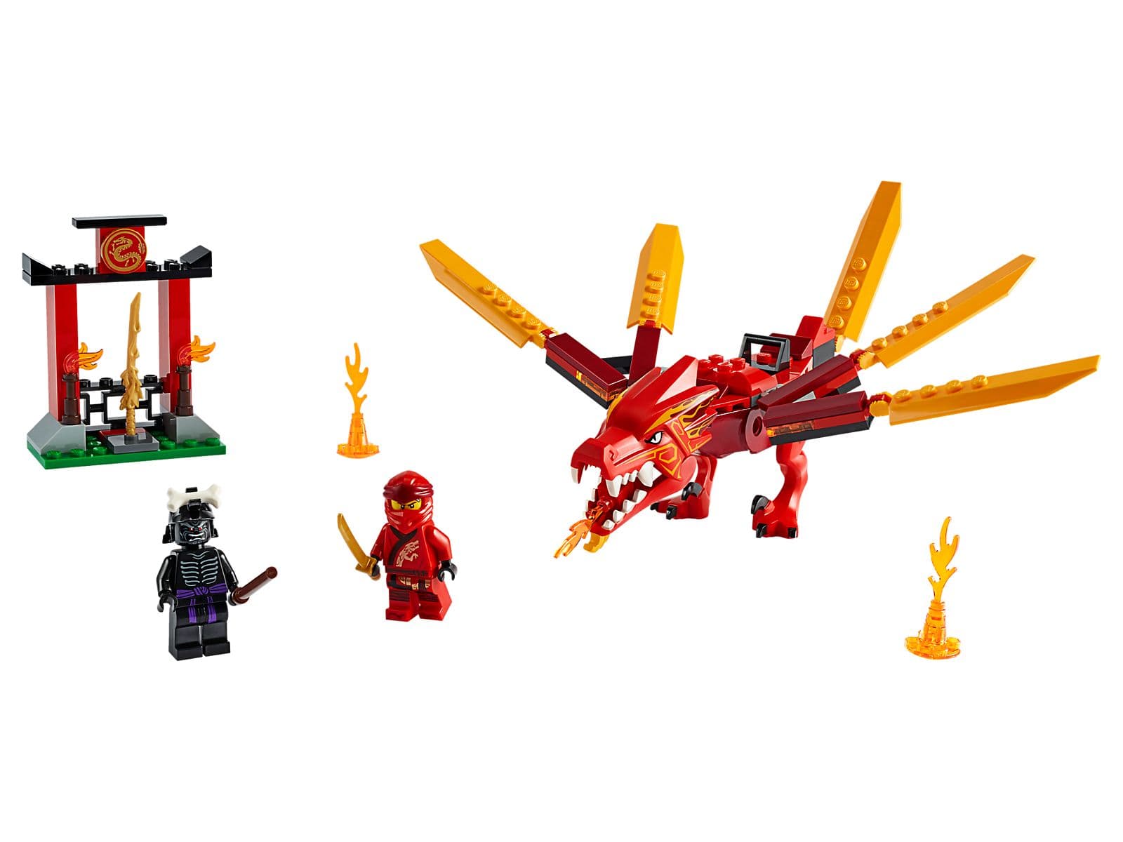 LEGO sættet Kai's Fire Dragon