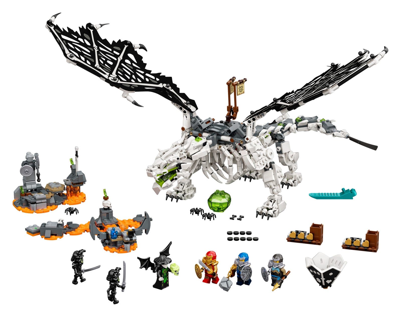 LEGO sættet Skull Sorcerer's Dragon