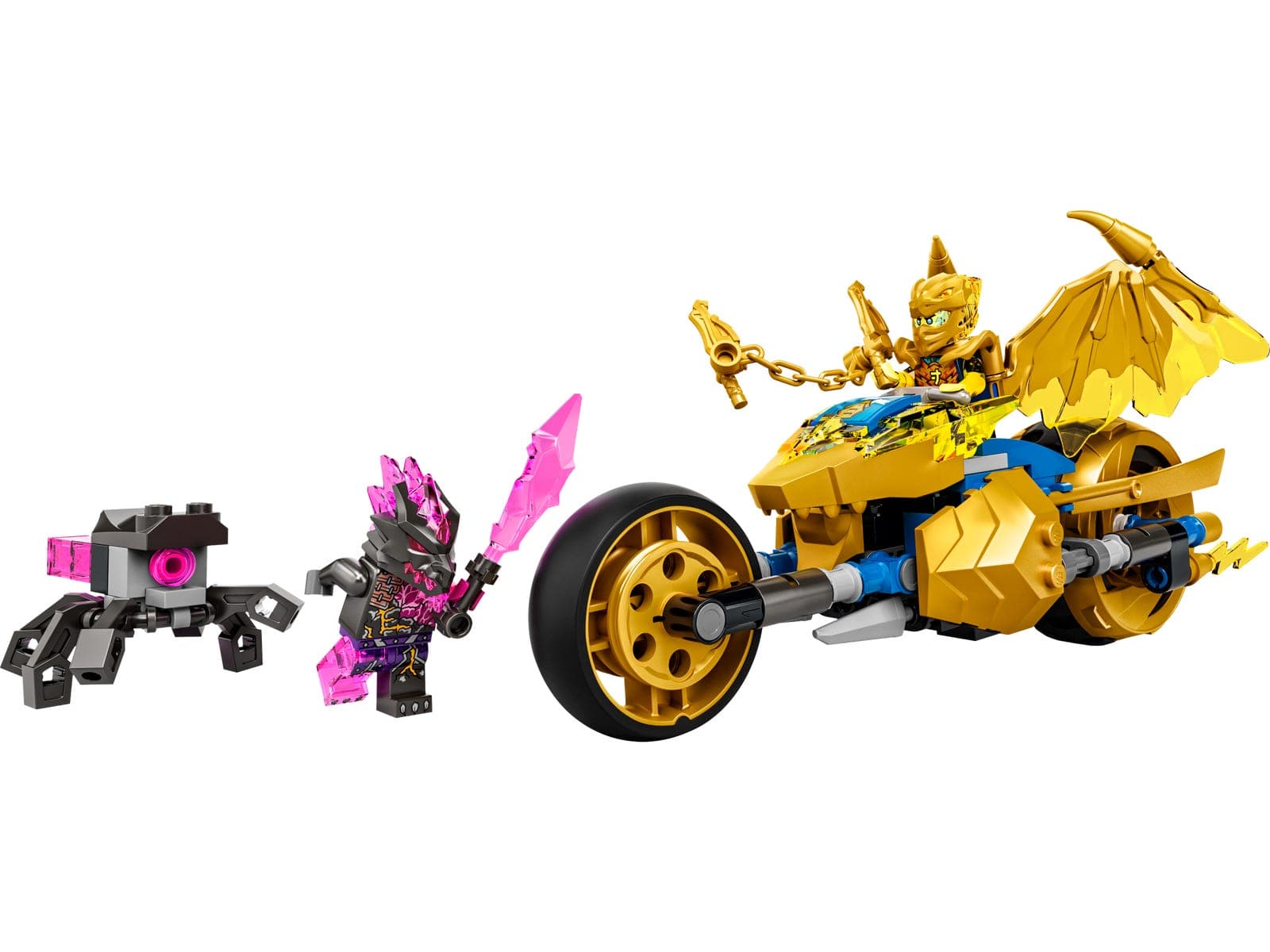 LEGO sættet Jay's Golden Dragon Motorbike
