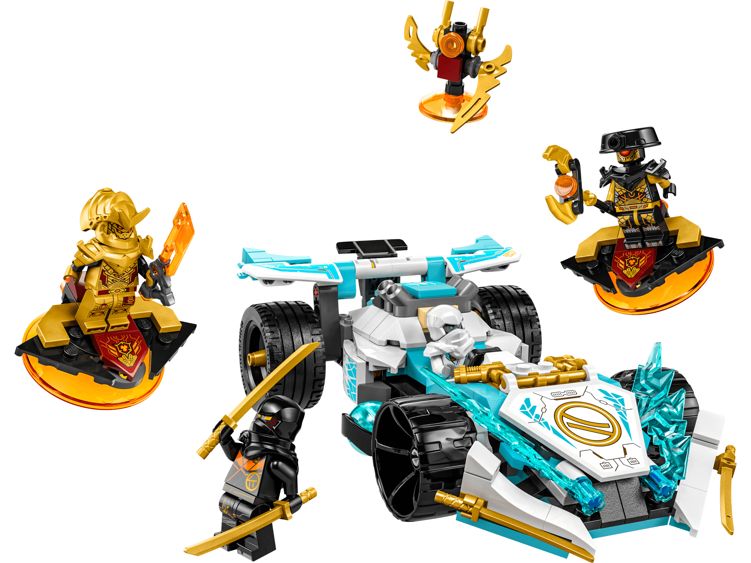 LEGO sættet Zane’s Dragon Power Spinjitzu Race Car
