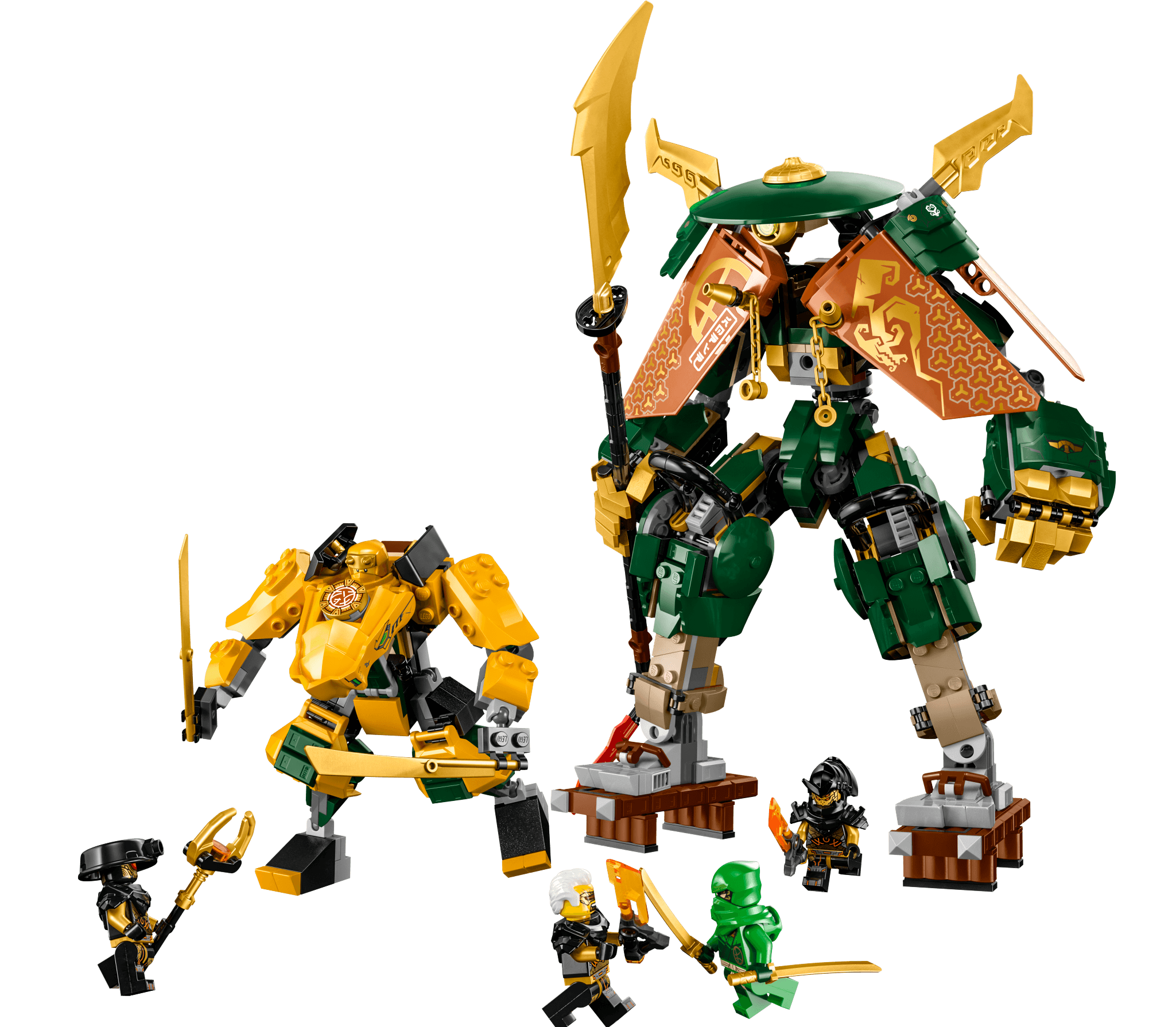 LEGO sættet Lloyd and Arin's Ninja Team Mechs