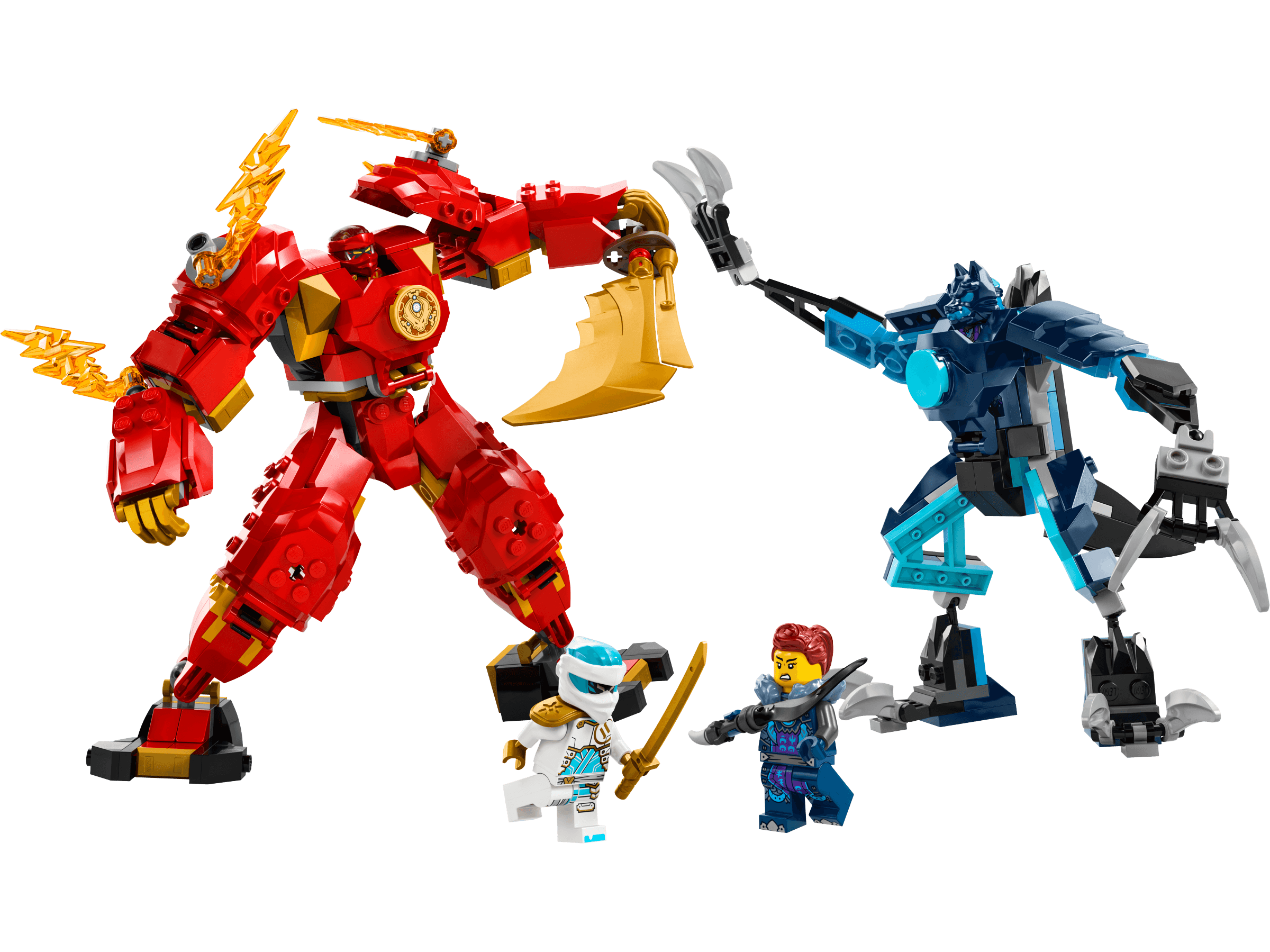 LEGO sættet Kai's Elemental Fire Mech